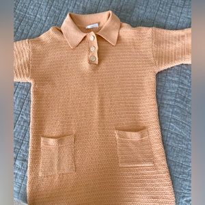 Mango knit cotton dress